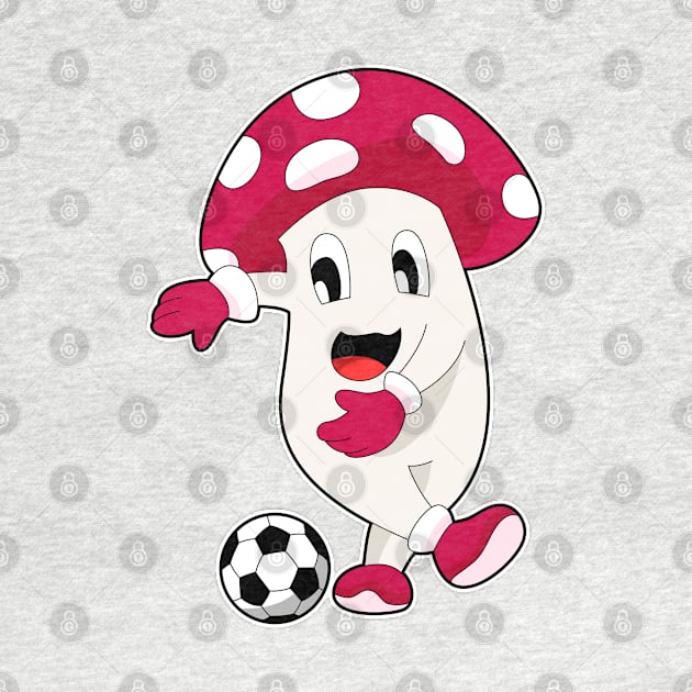 Mushroom Soccer Soccer player by Markus Schnabel